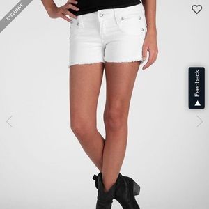 White & rhinestone Scarlett Stretch Short